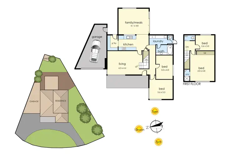 Floorplan of Homely house listing, 16 Hudson Avenue, Frankston VIC 3199