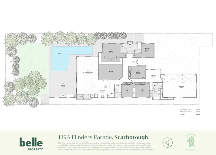 Floorplan of Homely house listing, 139A Flinders Parade, Scarborough QLD 4020