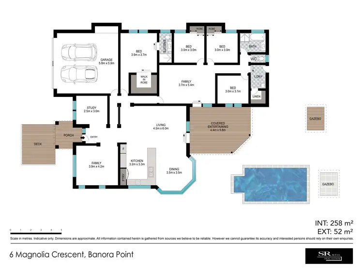 Floorplan of Homely house listing, 6 Magnolia Crescent, Banora Point NSW 2486
