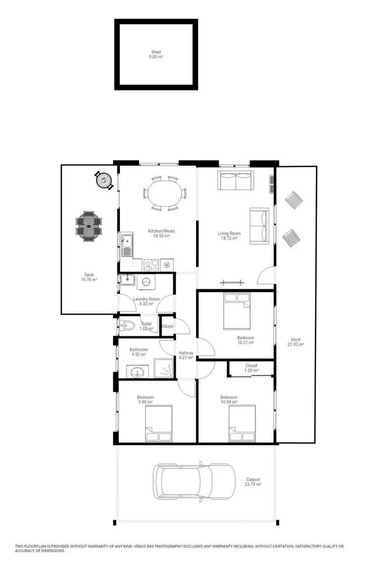 Floorplan of Homely house listing, 237 Jupiter Boulevard, Venus Bay VIC 3956