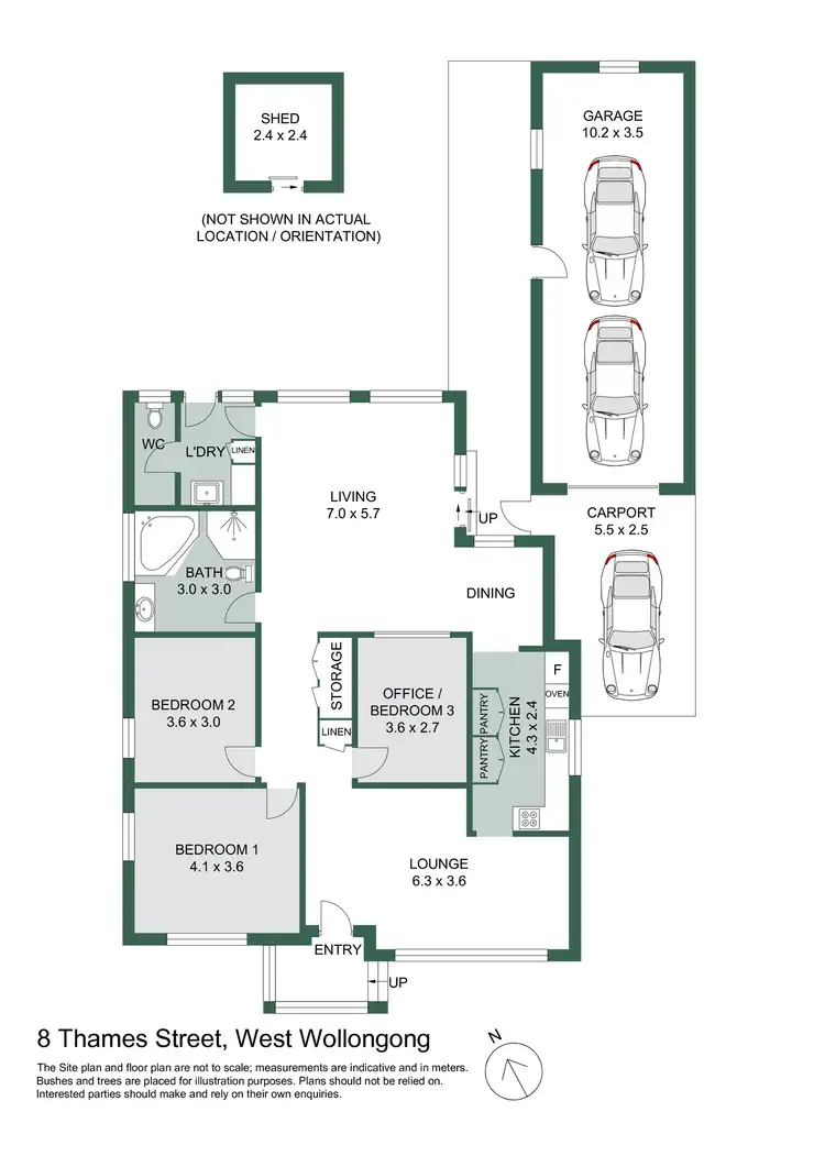 Floorplan of Homely house listing, 8 Thames Street, West Wollongong NSW 2500