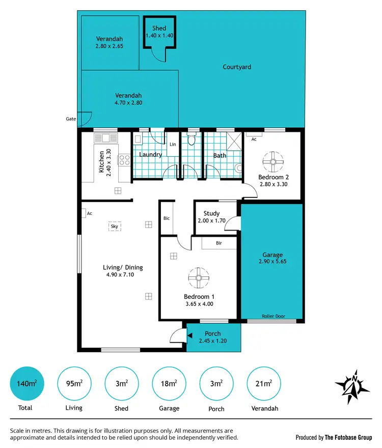 Floorplan of Homely unit listing, 3/43 Jordan Drive, Morphett Vale SA 5162