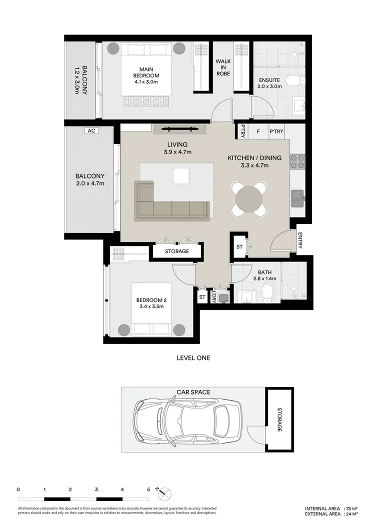 Floorplan of Homely apartment listing, 111/165 Frederick Street, Bexley NSW 2207