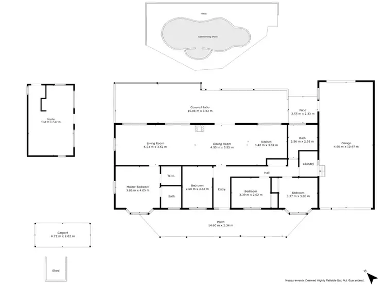 Floorplan of Homely house listing, 39 Robertson Road, Kinglake VIC 3763