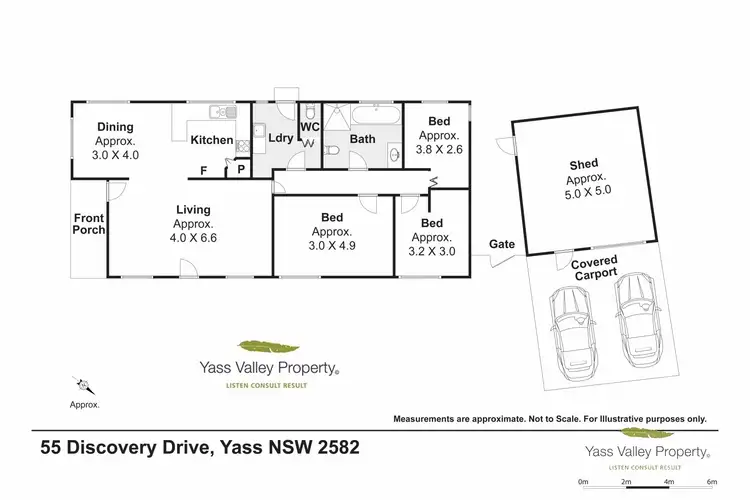 Floorplan of Homely house listing, 55 Discovery Drive, Yass NSW 2582