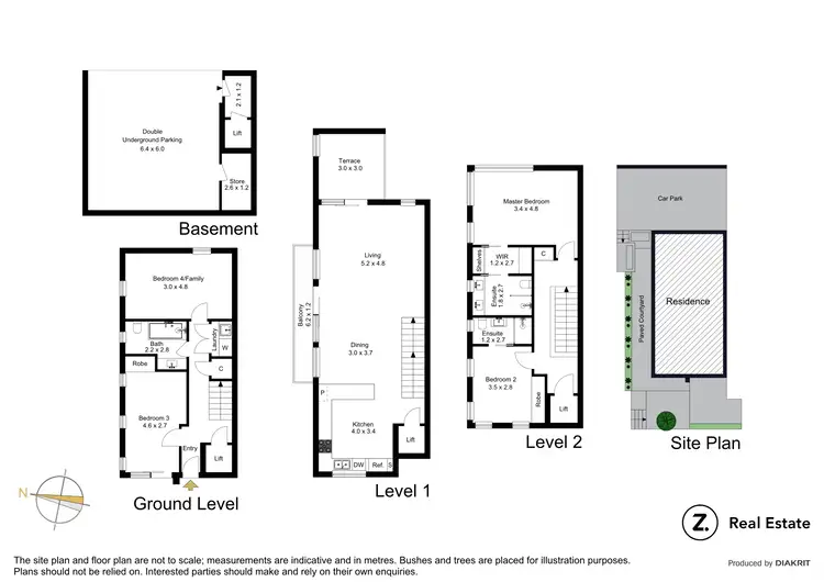 Floorplan of Homely townhouse listing, 1/146 Glen Huntly Road, Elwood VIC 3184