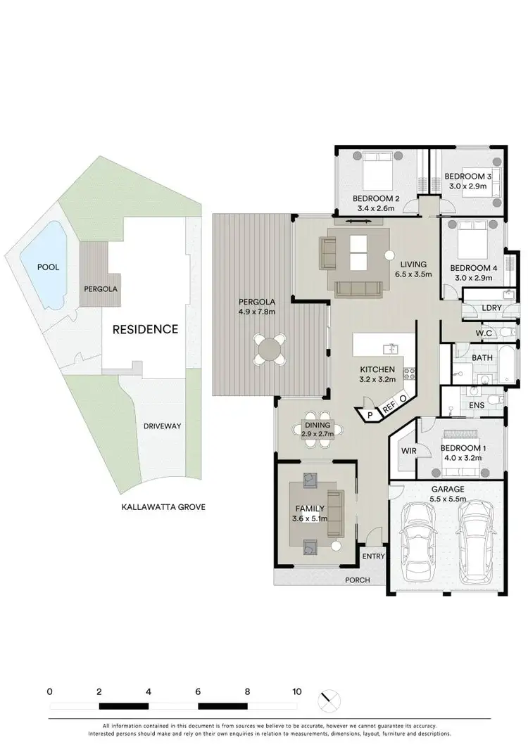 Floorplan of Homely house listing, 14 Kallawatta Grove, Mcgraths Hill NSW 2756