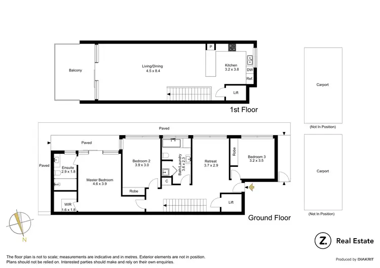 Floorplan of Homely townhouse listing, 7/146 Glen Huntly Road, Elwood VIC 3184
