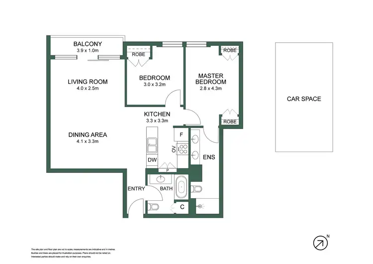 Floorplan of Homely apartment listing, 609/480 St Kilda Road, Melbourne VIC 3004