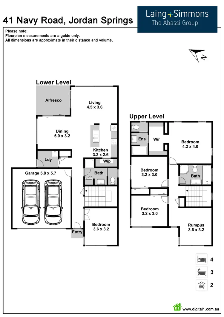 Floorplan of Homely house listing, 41 Navy Road, Jordan Springs NSW 2747