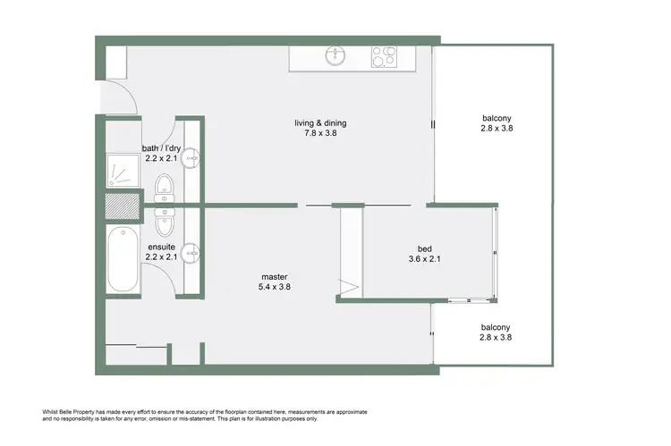 Floorplan of Homely apartment listing, 4205/2-22 Veivers Road, Palm Cove QLD 4879