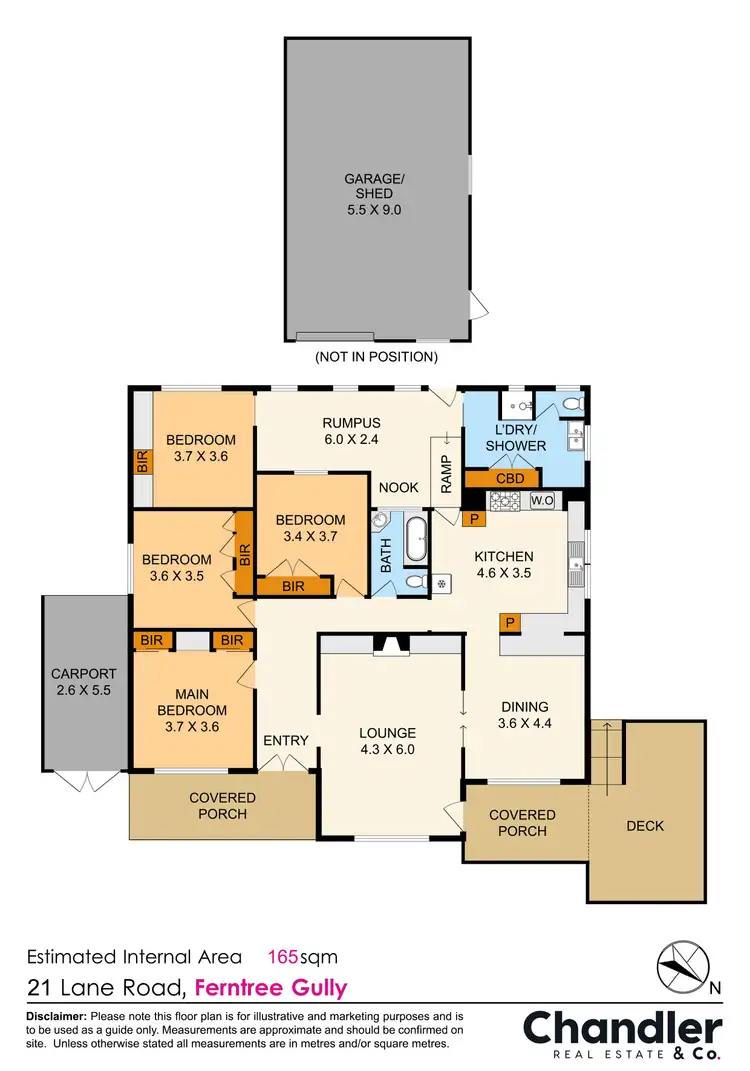 Floorplan of Homely house listing, 21 Lane Road, Ferntree Gully VIC 3156
