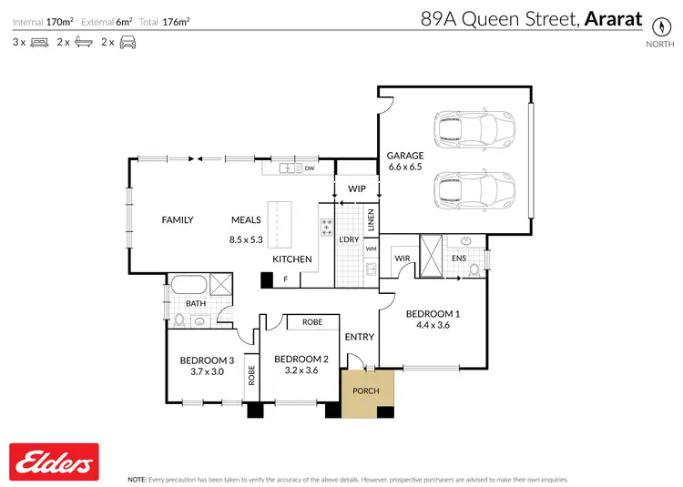 Floorplan of Homely house listing, 89A Queen Street, Ararat VIC 3377