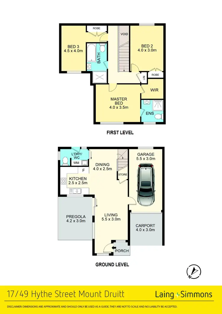 Floorplan of Homely townhouse listing, 17/49-51 Hythe Street, Mount Druitt NSW 2770