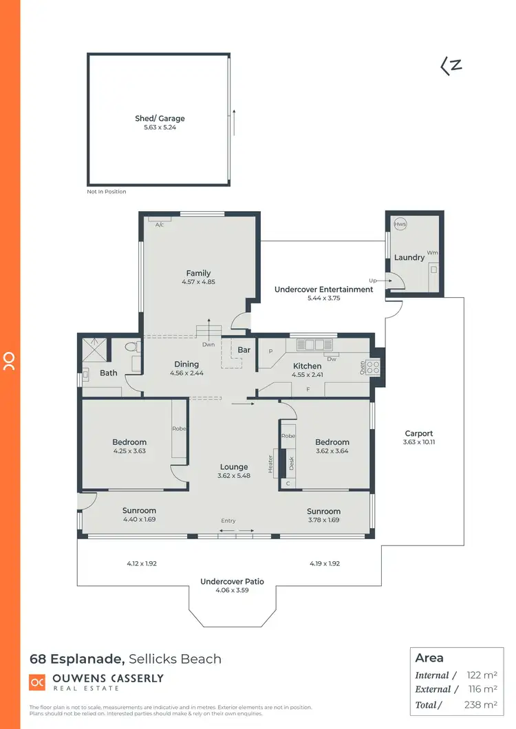 Floorplan of Homely house listing, 68 Esplanade, Sellicks Beach SA 5174