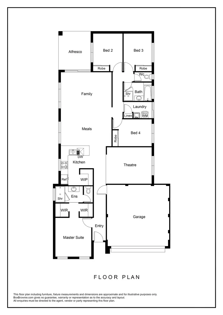 Floorplan of Homely house listing, 38 Alverston Boulevard, Haynes WA 6112
