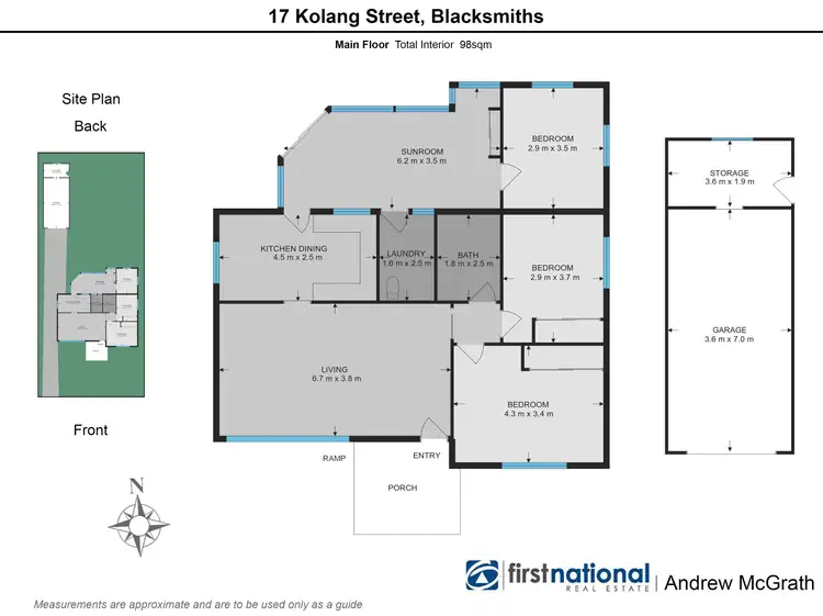 Floorplan of Homely house listing, 17 Kolang Street, Blacksmiths NSW 2281