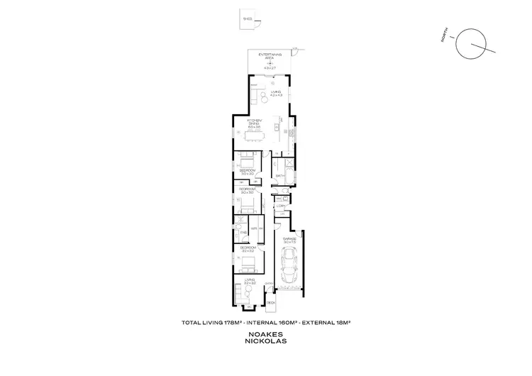Floorplan of Homely house listing, 13A Eucla Avenue, Warradale SA 5046