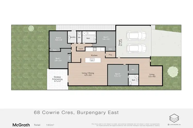 Floorplan of Homely house listing, 68 Cowrie Crescent, Burpengary East QLD 4505