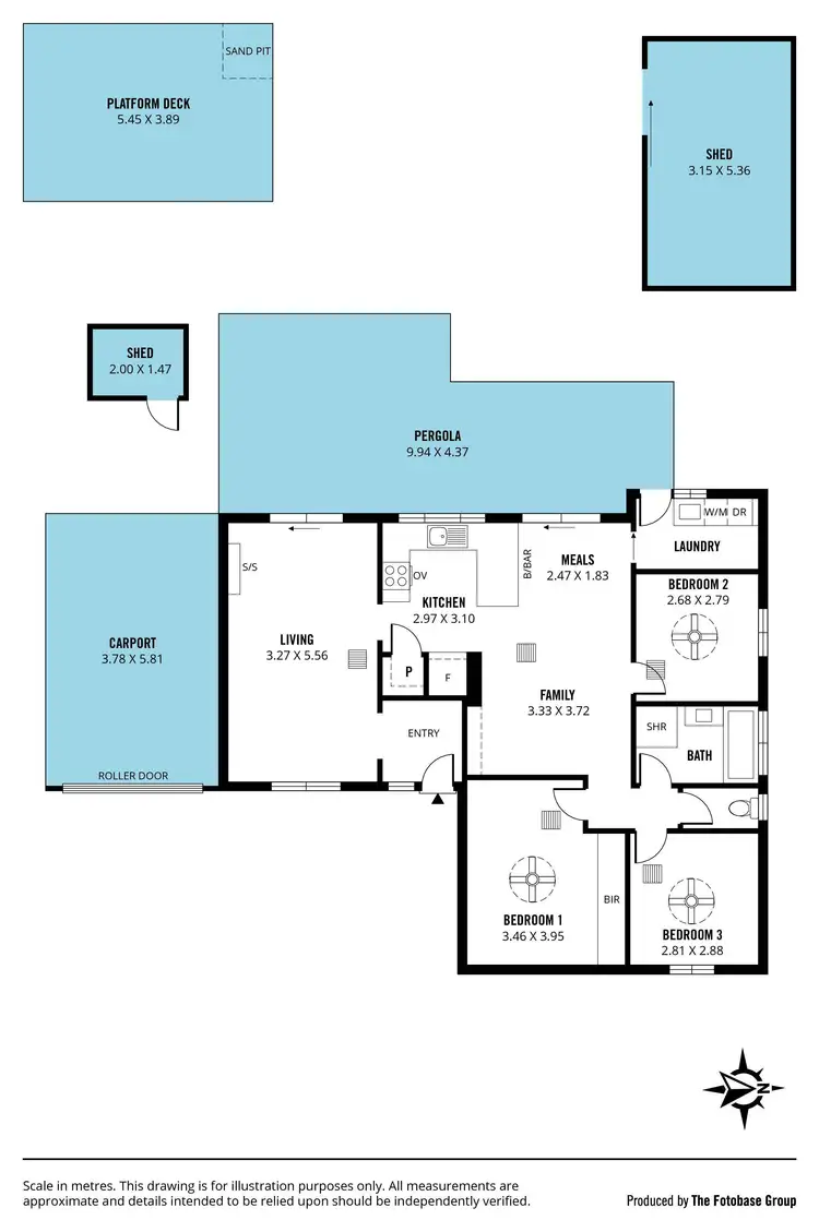 Floorplan of Homely house listing, 16 Tennessee Drive, Happy Valley SA 5159