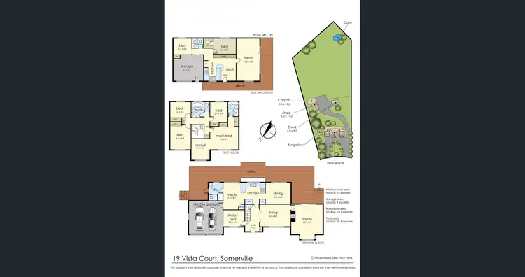 Floorplan of Homely house listing, 19 Vista Court, Somerville VIC 3912