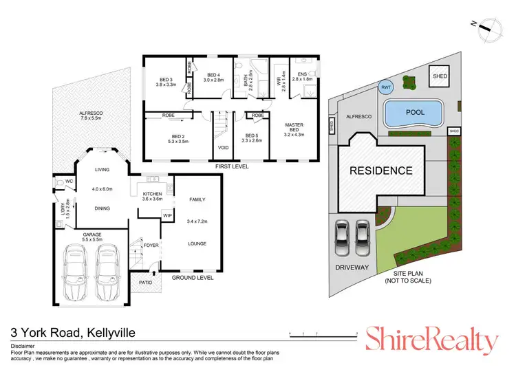 Floorplan of Homely house listing, 3 York Road, Kellyville NSW 2155