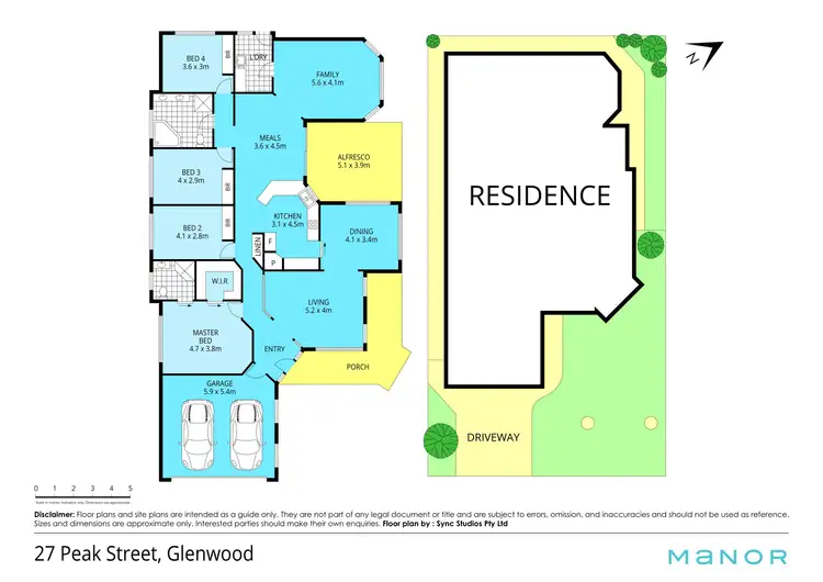 Floorplan of Homely house listing, 27 Peak Street, Glenwood NSW 2768
