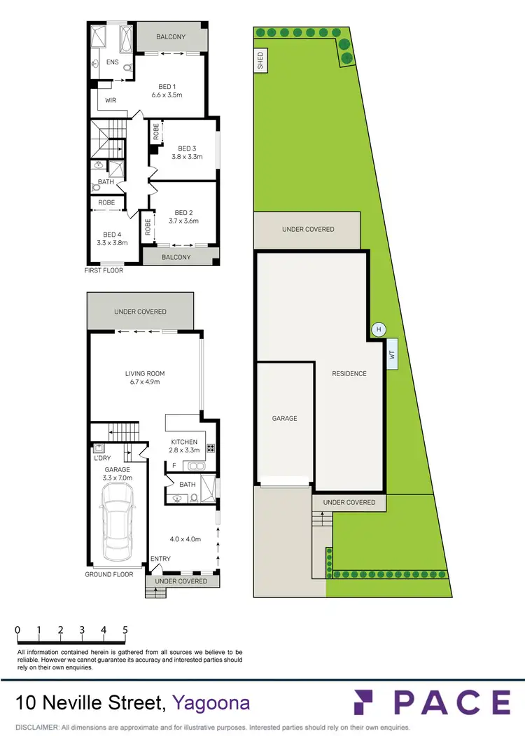 Floorplan of Homely semi-detached listing, 10 Neville Street, Yagoona NSW 2199
