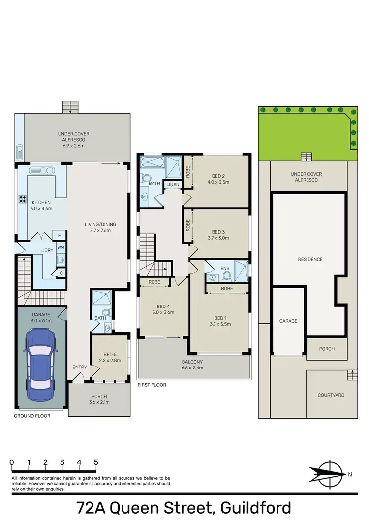 Floorplan of Homely house listing, 72a Queen Street, Guildford NSW 2161