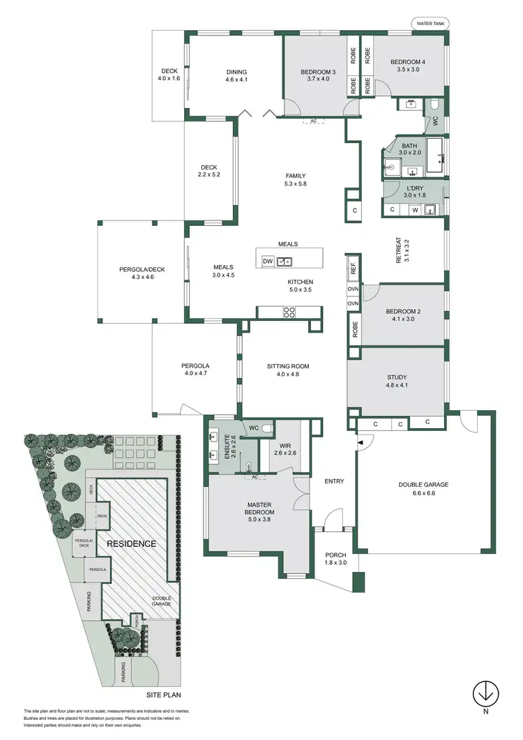 Floorplan of Homely house listing, 17 Greenhill Road, Rosebud VIC 3939
