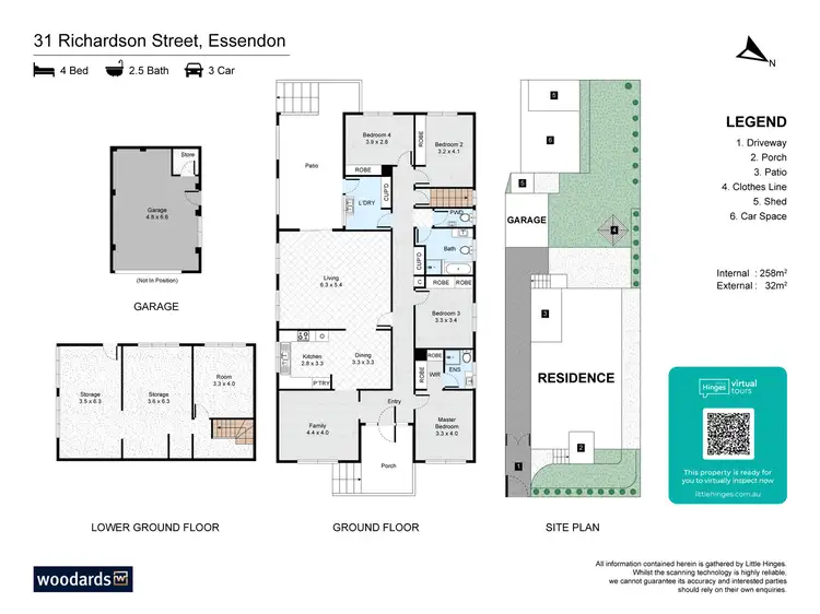 Floorplan of Homely house listing, 31 Richardson Street, Essendon VIC 3040