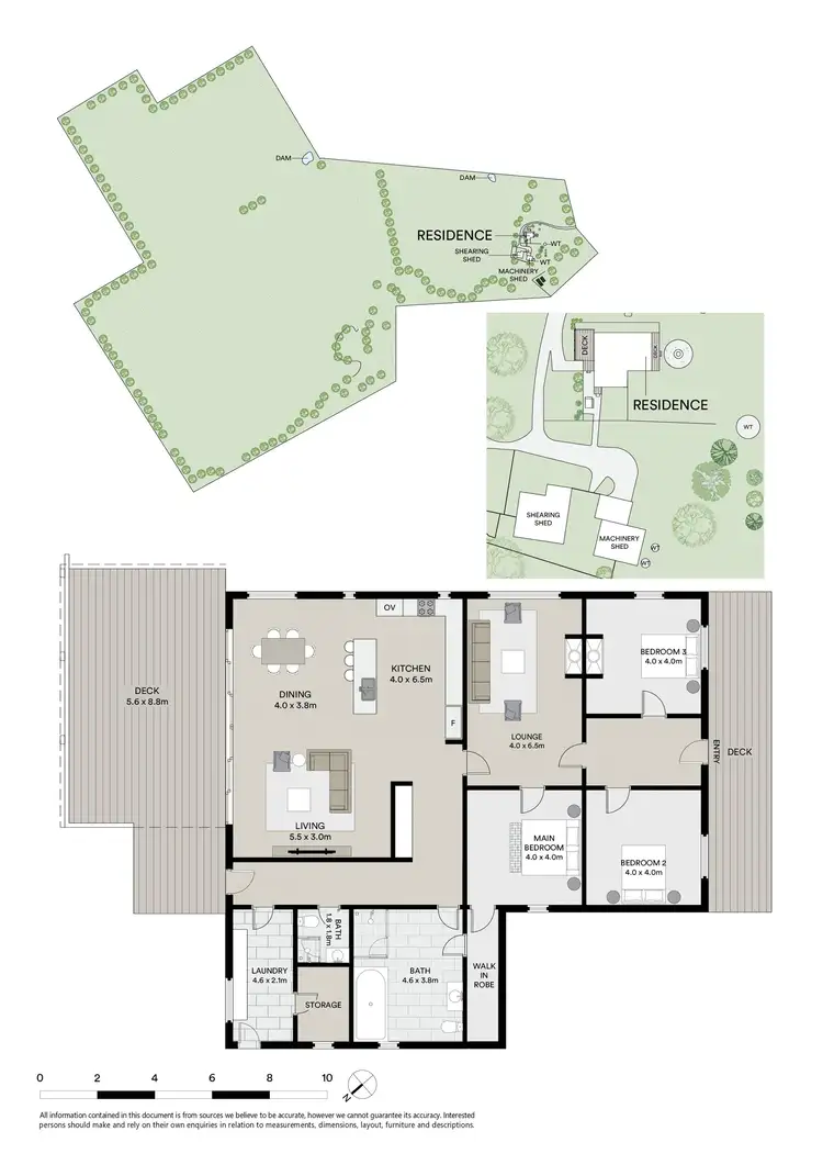 Floorplan of Homely house listing, 33 Mcphersons Lane, Berringa VIC 3351