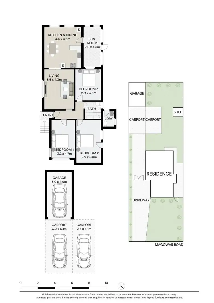 Floorplan of Homely house listing, 50 Magowar Road, Girraween NSW 2145