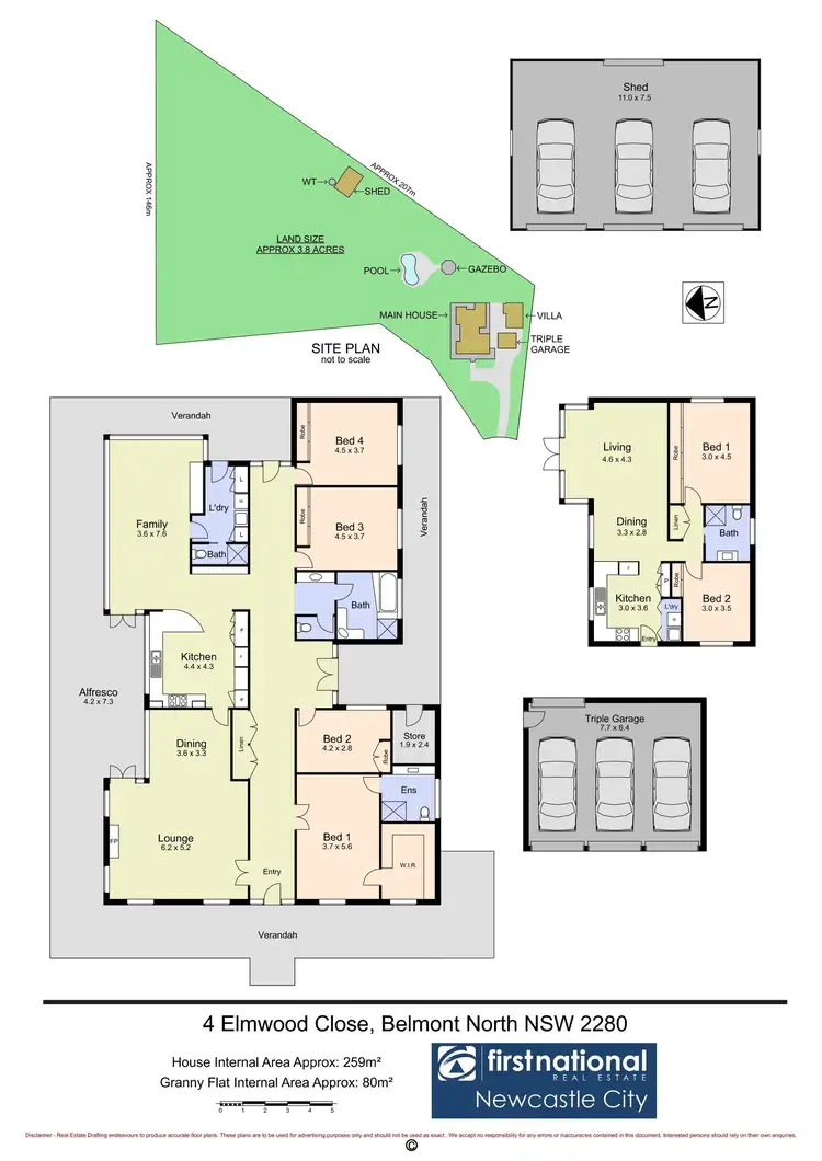 Floorplan of Homely house listing, 4 Elmwood Close, Belmont North NSW 2280