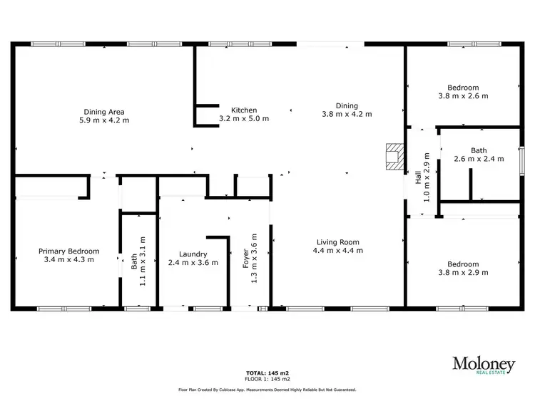 Floorplan of Homely house listing, 57 High Street, Rutherglen VIC 3685