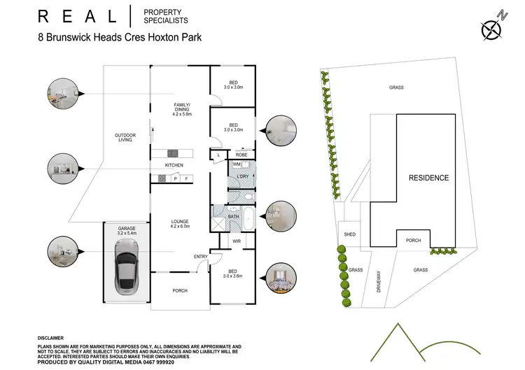 Floorplan of Homely house listing, 8 Brunswick Heads Crescent, Hoxton Park NSW 2171