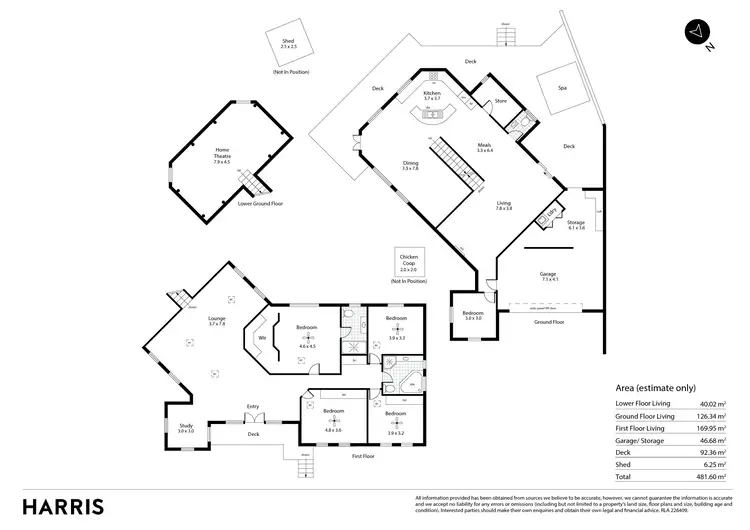 Floorplan of Homely house listing, 7 Pirralilla Place, Stirling SA 5152