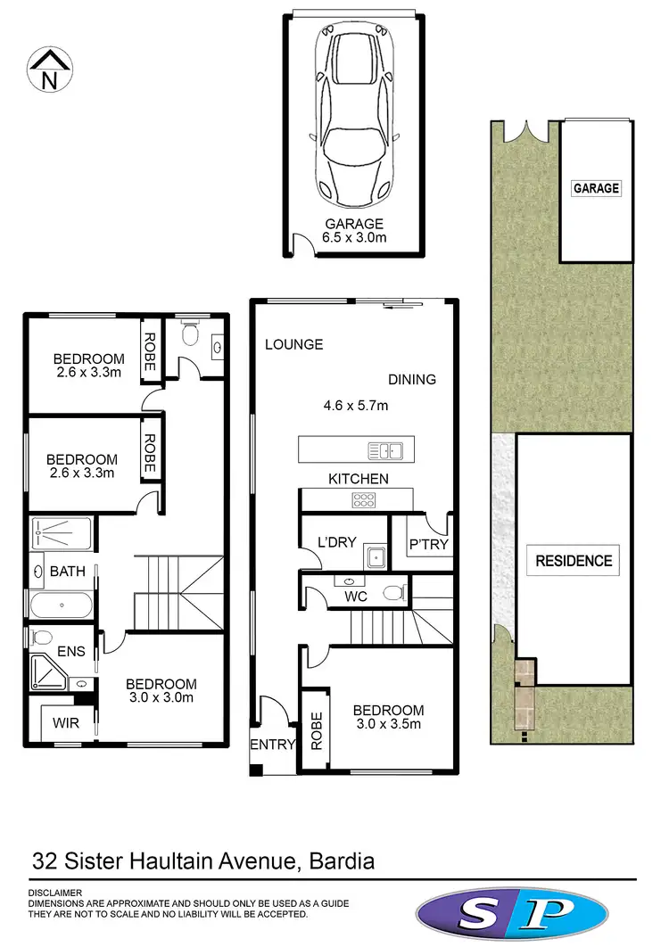 Floorplan of Homely house listing, 32 Sister Haultain Avenue, Bardia NSW 2565