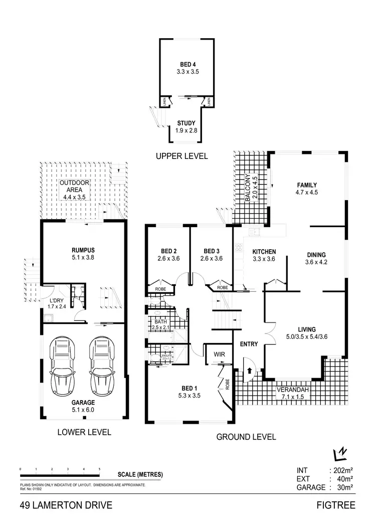 Floorplan of Homely house listing, 49 Lamerton Drive, Figtree NSW 2525