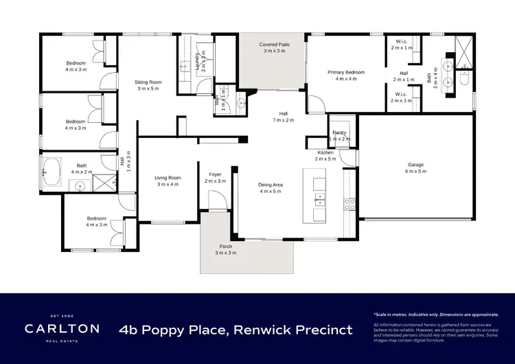 Floorplan of Homely house listing, 4b Poppy Place, Balaclava NSW 2575