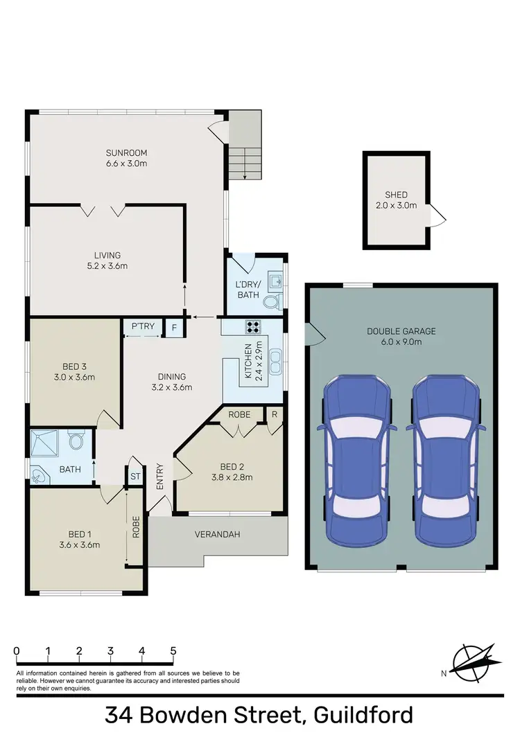 Floorplan of Homely house listing, 34 Bowden Street, Guildford NSW 2161