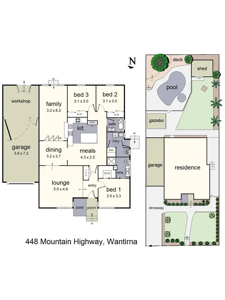 Floorplan of Homely house listing, 448 Mountain Highway, Wantirna VIC 3152