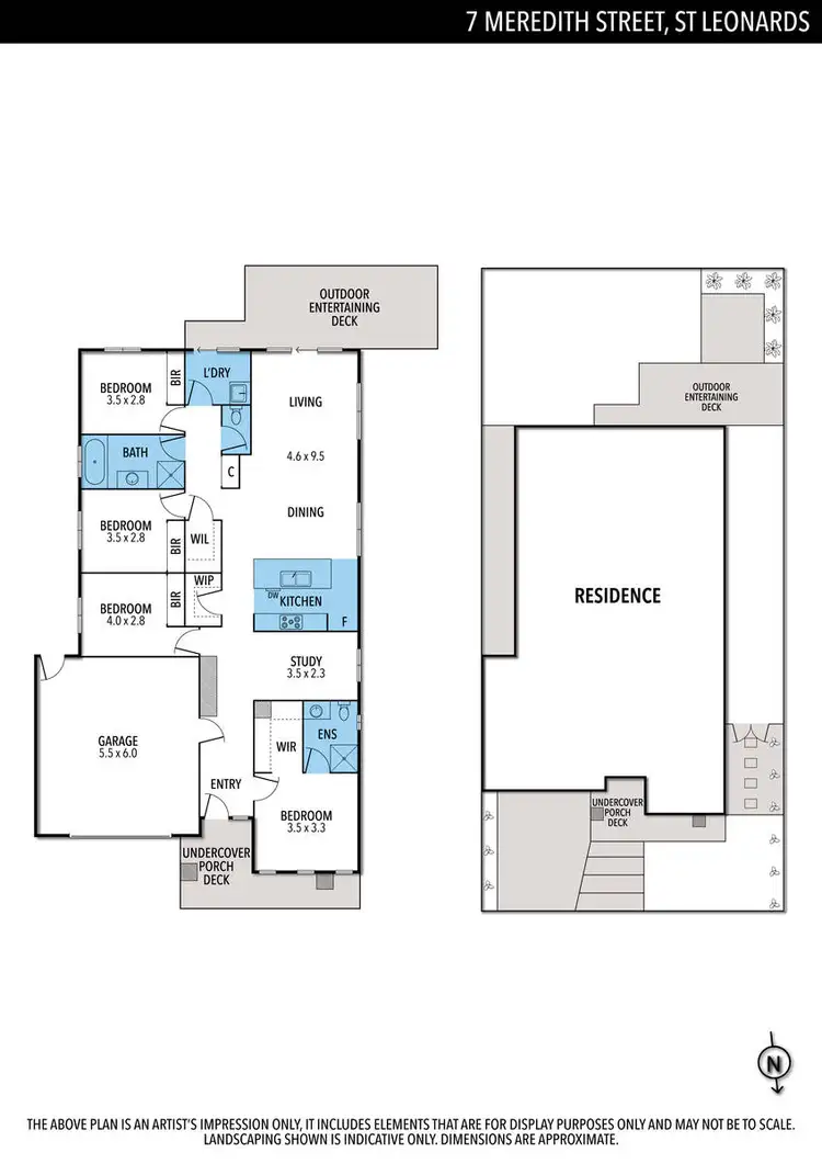 Floorplan of Homely house listing, 7 Meredith Street, St Leonards VIC 3223