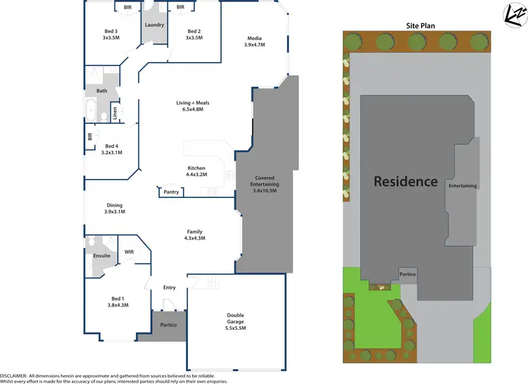 Floorplan of Homely house listing, 10 Hazelton Avenue, Kellyville Ridge NSW 2155
