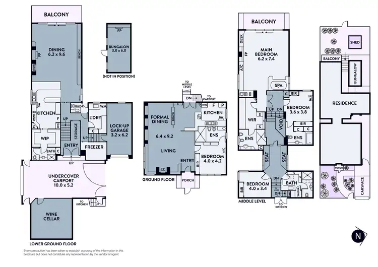 Floorplan of Homely house listing, 25 Clark Road, Ivanhoe VIC 3079