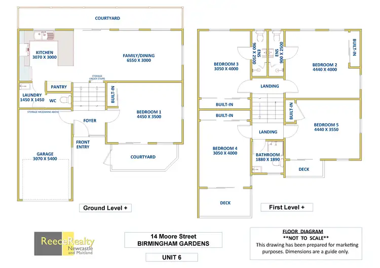 Floorplan of Homely townhouse listing, 7/14 Moore Street, Birmingham Gardens NSW 2287