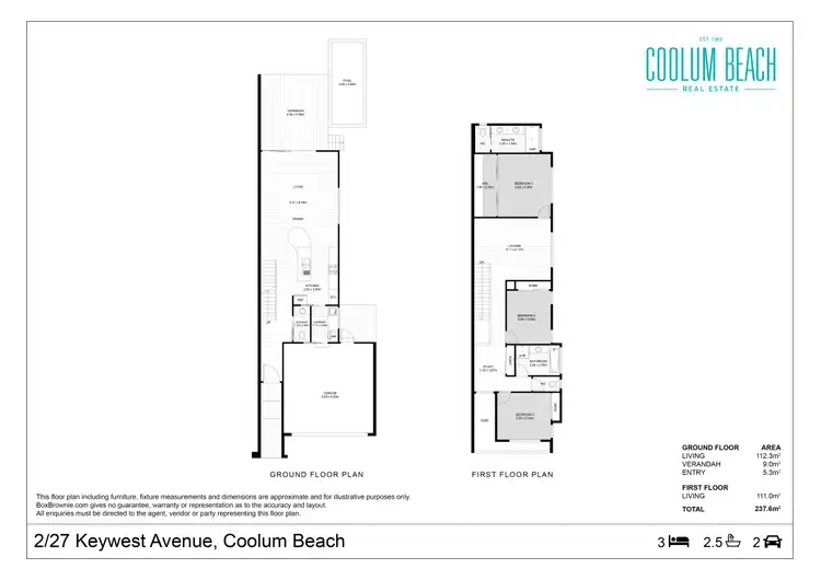 Floorplan of Homely house listing, 2/27 Keywest Avenue, Coolum Beach QLD 4573