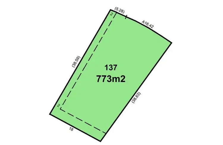 Floorplan of Homely land listing, 137 Twin Ranges Drive, Warragul VIC 3820