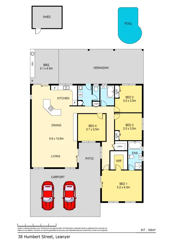Floorplan of Homely house listing, 38 Humbert Street, Leanyer NT 812