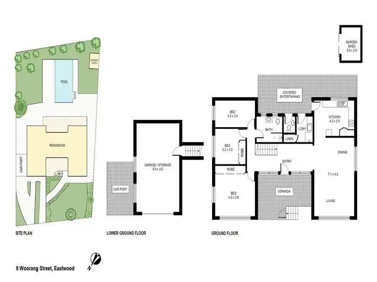 Floorplan of Homely house listing, 9 Woorang Street, Eastwood NSW 2122